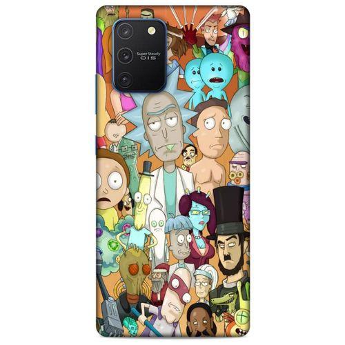Samsung Galaxy S10 Lite Uyumlu Kılıf Rick And Morty (35) Fit Design Kılıf Cop Rick