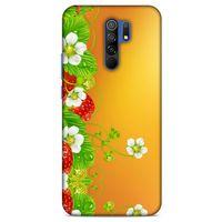 Lopard Xiaomi Redmi 9 Uyumlu Kılıf Bahar (21) Koruyucu Kapak Çilek Ağacı