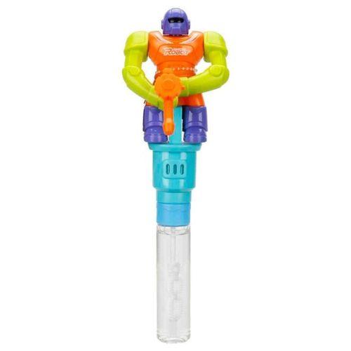 Robot Figürlü Su Oyunu - Baloncuk Oyunu - 625P - Mor Kasklı