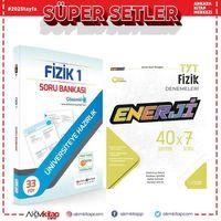 Farklı Sistem TYT Fizik Soru Bankası ve Palme Enerji Deneme Seti 2 Kitap