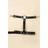 Tek Bacak Deri Jartiyer Harness