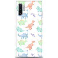 Samsung Galaxy Note 10 Plus Kılıf HD Baskılı Kılıf - Minik Dinazorlar + Tam Ekran Koruyucu