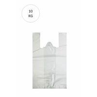 Beyaz Atlet Poşet Büyük Boy 32x57 cm Takriben 720 Adet 10 Kg