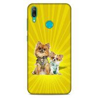 Huawei Y7 Prime 2019 Kılıf Köpek Kıyafetleri (22) Tam Koruma Kılıfı Chihuahuas Tulum