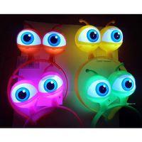 Rengarenk 3 Farklı Fonksıyonda Yanan Led Işıklı Uzaylı Göz Taç