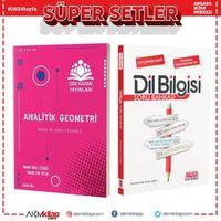 Çöz Kazan TYT AYT Analitik Geometri ve AKM Dil Bilgisi Soru Bankası Seti 2 Kitap