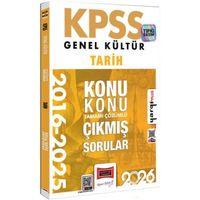 2026 KPSS Genel Kültür Tarih 2016 2026 Konu Konu Tamamı Çözümlü Çıkmış Sorular Yargı Yayınları