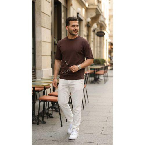 Erkek Duble Kol Basic Tişört