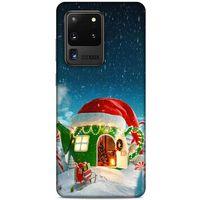 Samsung Galaxy S20 Ultra Kılıf Snowix (2) Kabı Yeşil Kırmızı