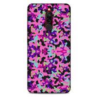 Xiaomi Redmi 8 Uyumlu Kılıf Pembe Delisi (34) Slim Armor Kılıf Kamuflaj