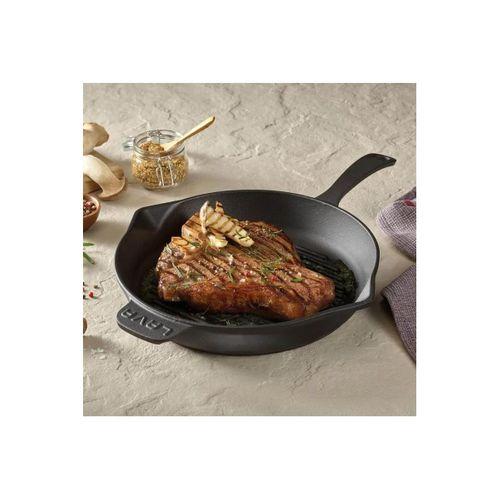 Lava Demir Döküm 28 Cm Metal Kulplu Yuvarlak Izgara Grill Tava LV ECO Y GT 28
