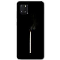 Galaxy A81 Kılıf HD Desen Baskılı Arka Kapak - Sönmüş Kibrit + Kırılmaz Cam