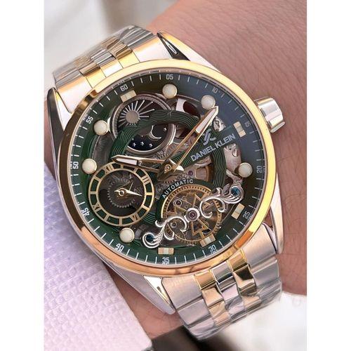 Daniel Klein Otomatik Erkek Kol Saati 30 Metre Suya Dayanıklı Çelik Kordon + Bileklik Hediyeli VS.BLKT.0695