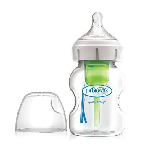 Dr Brown's Dr Brown's Geniş Ağız Anti Kolik Options+ Cam Biberon 150 ml