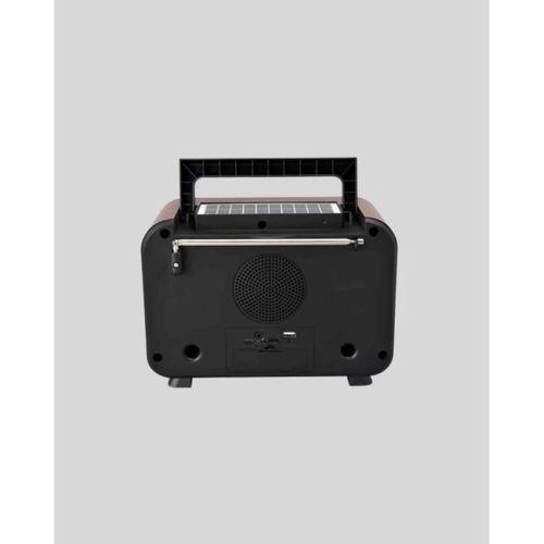 Şömine Efektli Solar Hoparlör Bluetooth 5.3 Radyo Aux Usb Tf Destekli