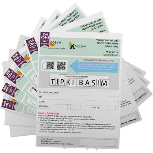 2026 YDS Fransızca ÖSYM Tıpkı Basım Çıkmış Soru Deneme Paketi 6lı Fasikül SETİ