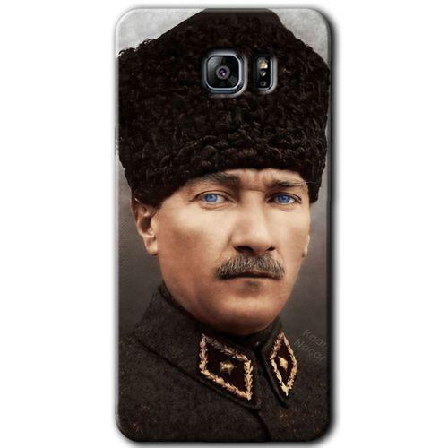 Potkal Hediye Fabrikası Samsung Galaxy Note 5 HD Baskılı Kılıf + 9D Tam Ekran Koruyucu - Başkomutan Atatürk