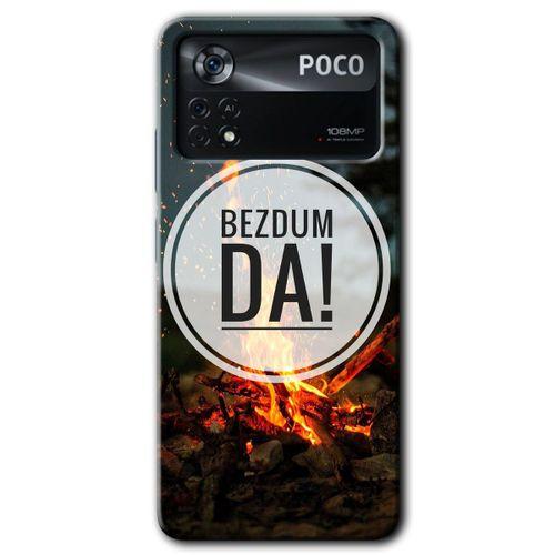 Poco x4 Pro Kılıf HD Desen Baskılı Arka Kapak - Bezdum Da + Kırılmaz Cam
