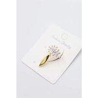 Taşlı Kıkırdak Küpe - Altın