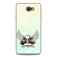 Lopard Samsung Galaxy J7 Prime Uyumlu Kılıf Tattoo's (8) Baskılı Kılıf Yeşil Beyaz