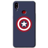 MRCİLETİSİM Samsung Galaxy A10s Kılıf Baskılı Kapak - Captain! +Tam Ekran Koruyucu