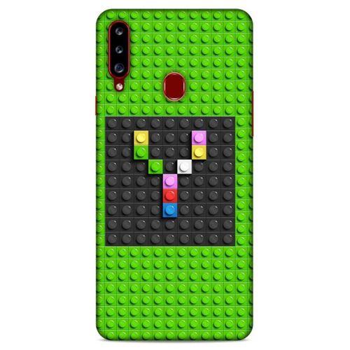 Lopard Samsung Galaxy A20s Uyumlu Kılıf BloX (36) Glitter Kılıf Y Harfi