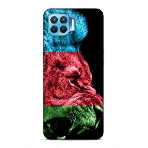 Oppo Reno 4 Lite Uyumlu Kılıf Azarbaijan (24) Darbe Emici Kılıf Bayrak Aslan