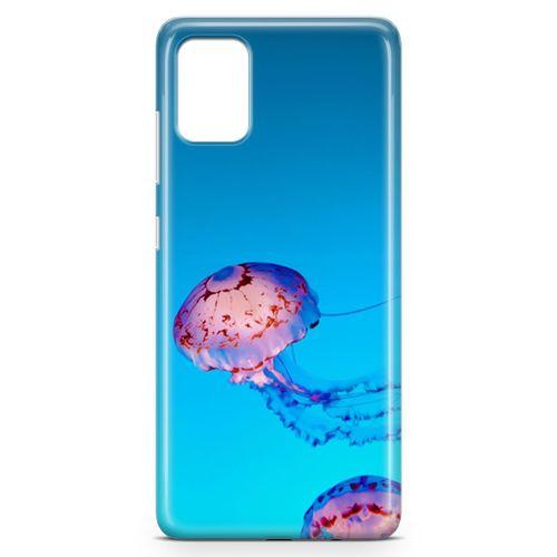 Samsung Galaxy A51 Kılıf Jellyfish Arka Kapak Koruma Desenli Full Koruyucu
