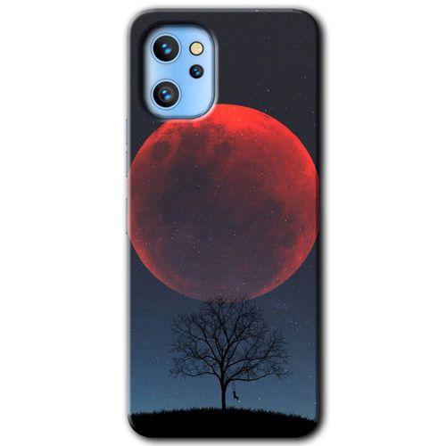 Reeder S19 Max Pro Kılıf HD Desen Baskılı Arka Kapak - Kanlı Ay