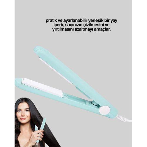 Yüzer Plakalı Kompakt Bukle Maşası – Elastik Tutuculu, Saç Dostu Profesyonel Tasarım