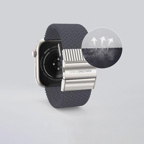 Apple Watch 7 45mm Amazingthing Titan Weave 2 Sport Örgü Kordon