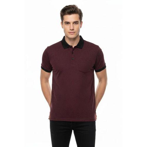 Erkek Polo Yaka Jakarlı Tişört BGL-ST00535
