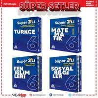 Örnek Akademi 6.Sınıf Süper İkili Türkçe Matematik Fen ve Sosyal Bilimler Seti 4 Kitap