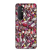 Xiaomi Mi Note 10 Lite Kılıf Manikur Pedikur Kozmetik Arka Kapak Silikon Koruma Full Koruyucu