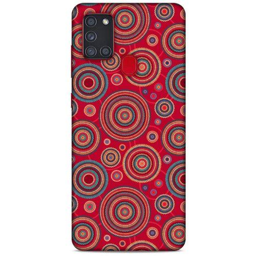 Kazak (42) Desenli Silikon Kapak Telefon Kabı Samsung Galaxy A21s Kılıf