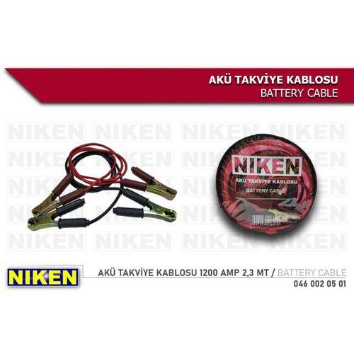 Niken Akü Takviye Kablosu 1200 Amp 2,3 Mt (50Mm)