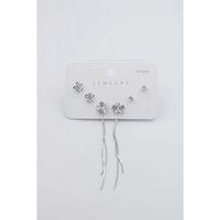 Çoklu Set Küpe - Gümüş