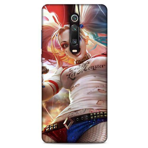 Xiaomi Redmi K20 Pro Uyumlu Kılıf Harley Quinn (16) Kalın Kılıf Karolina mavisi