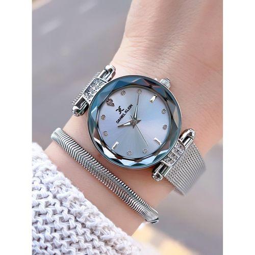 Daniel Klein Çelik Kordonlu 2 Yıl Garantili 3 Atm Suya Dayanıklı Kadın Kol Saati+Bileklik BF.10981.1