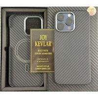 Joykevlar İphone 16 Pro Max Gerçek Kevlar Carbon Premium Telefon Kılıfı