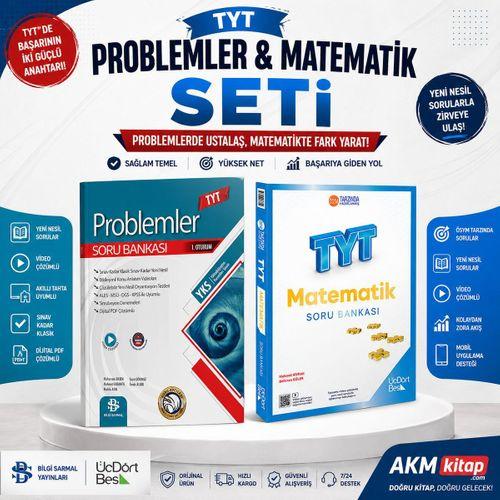 Üç Dört Beş TYT Matematik ve Bilgi Sarmal Problemler Soru Bankası 2 Kitap Set