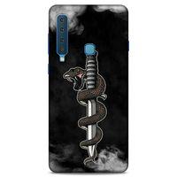 Lopard Samsung Galaxy A9 2018 Uyumlu Kılıf Tattoo's (11) Tam Koruma Yılan Dövmesi