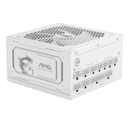 MSI MAG 1000GL PCIE5 WHITE 1000W 80+ GOLD POWER