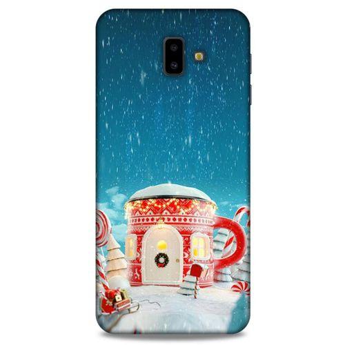 Samsung Galaxy J6 Plus Kılıf Snowix (3) Kapak Kırmızı Mavi