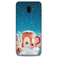 Samsung Galaxy J6 Plus Kılıf Snowix (3) Kapak Kırmızı Mavi