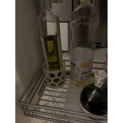 Mutfak dolabı veya eczane dolabı için şişe tutucu _ Akıllı montaj klipsli tel raf - 5152494