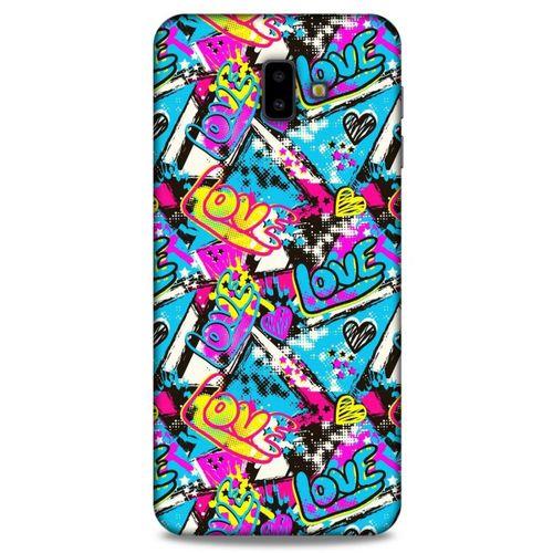 Graffitix (23) Desenli Silikon Kapak Samsung Galaxy J6 Plus Kılıf