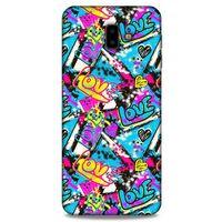 Graffitix (23) Desenli Silikon Kapak Samsung Galaxy J6 Plus Kılıf