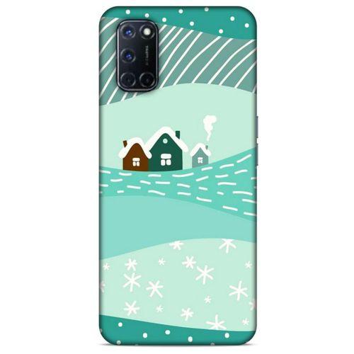 Oppo A92 Kılıf Snowix (16) Kalın Kılıf Su Yeşili