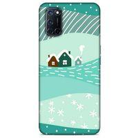 Oppo A92 Kılıf Snowix (16) Kalın Kılıf Su Yeşili